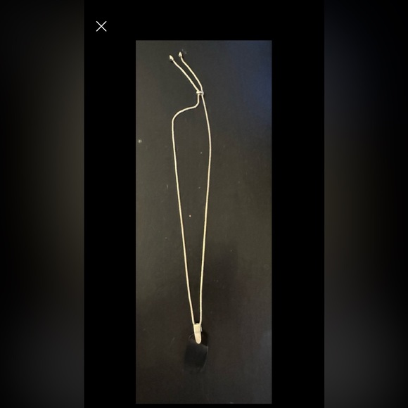 Kendra Scott Black and Gold Pendant Necklace - Picture 2 of 5